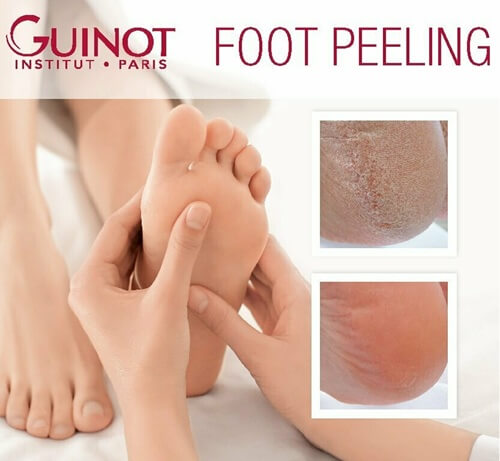 foot peeling guinot le temps dun soin