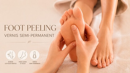 foot-peeling vernis semi-permanent